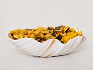 White Feather Bowl